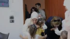 Aile ve Sosyal Hizmetler Bakanı Göktaş Şamda 7 Çocuğu Teslim Etti