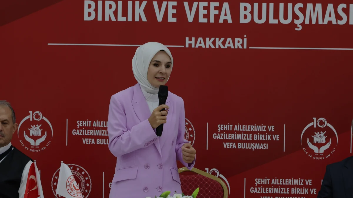 Bakan Göktaş Hakkari Şehit Aileleri ve Gazilerle Buluştu