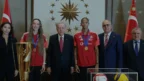 Cumhurbaşkanı Erdoğan Millî Voleybolcuları Külliyede Kabul Etti