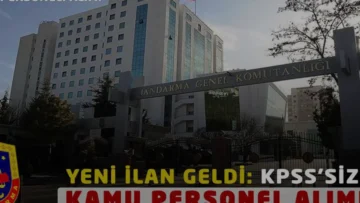 Jandarma Genel Komutanlığı KPSS Şartsız 5 Sözleşmeli Personel Alıyor