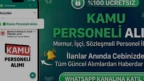 Kamu Personeli Alım İlanları İçin WhatsApp Kanalı Yayında