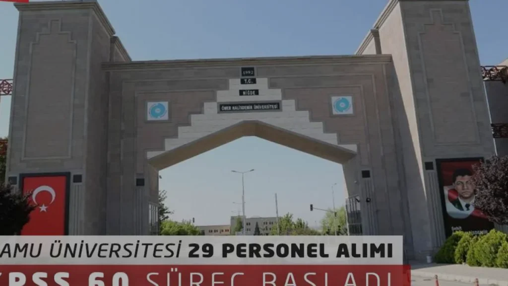 Niğde Ömer Halisdemir Üniversitesi 29 Sözleşmeli Personel Alıyor