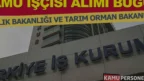 Sağlık ve Tarım Bakanlığı İŞKUR Üzerinden Personel Alımı Başladı