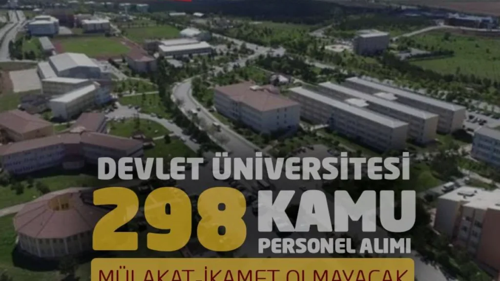 Sivas Cumhuriyet Üniversitesi 298 Sözleşmeli Personel Alımı Yapacak