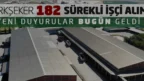 TÜRKŞEKER 182 Sürekli İşçi Alımı Başvuru Süreci Başlıyor